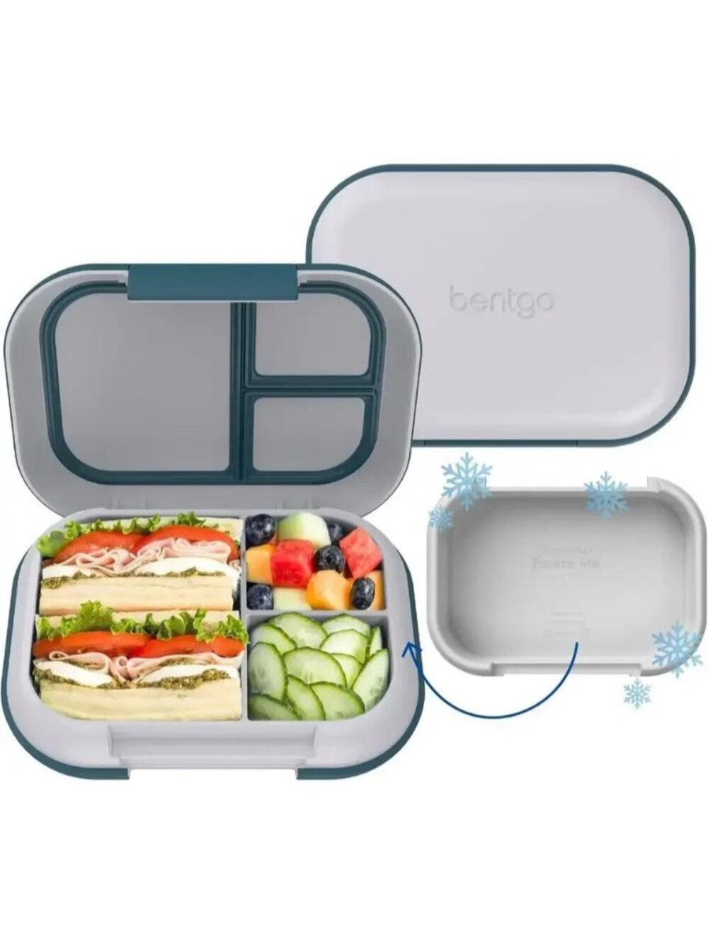 Bentgo Chill Max Leak-Proof XL Lunch Box - Ice Pack Keep Cold